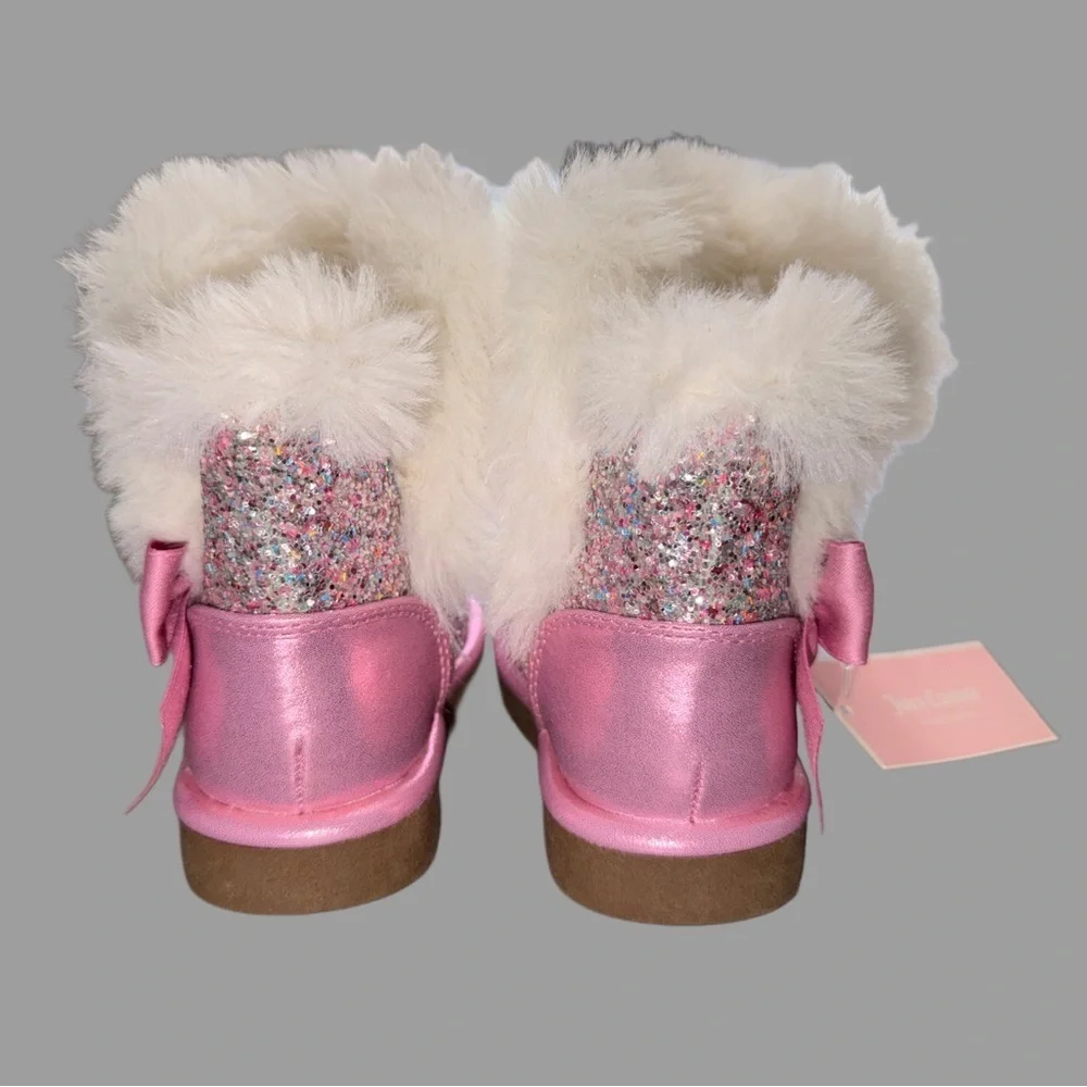 Juicy Couture Toddler Boots | Size 5 | Pink Glitter | New With Tags